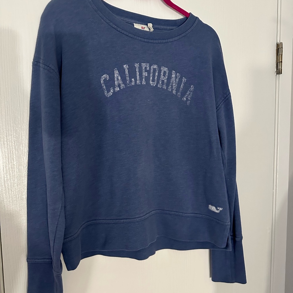 Women's Vinyard Vines Blue Crewneck Sweatshirt
